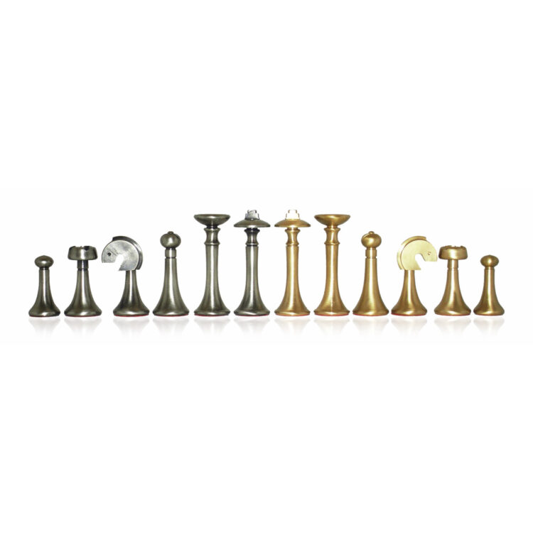 Solid Brass chess-men