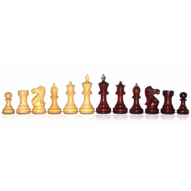 Precious wood chess-men