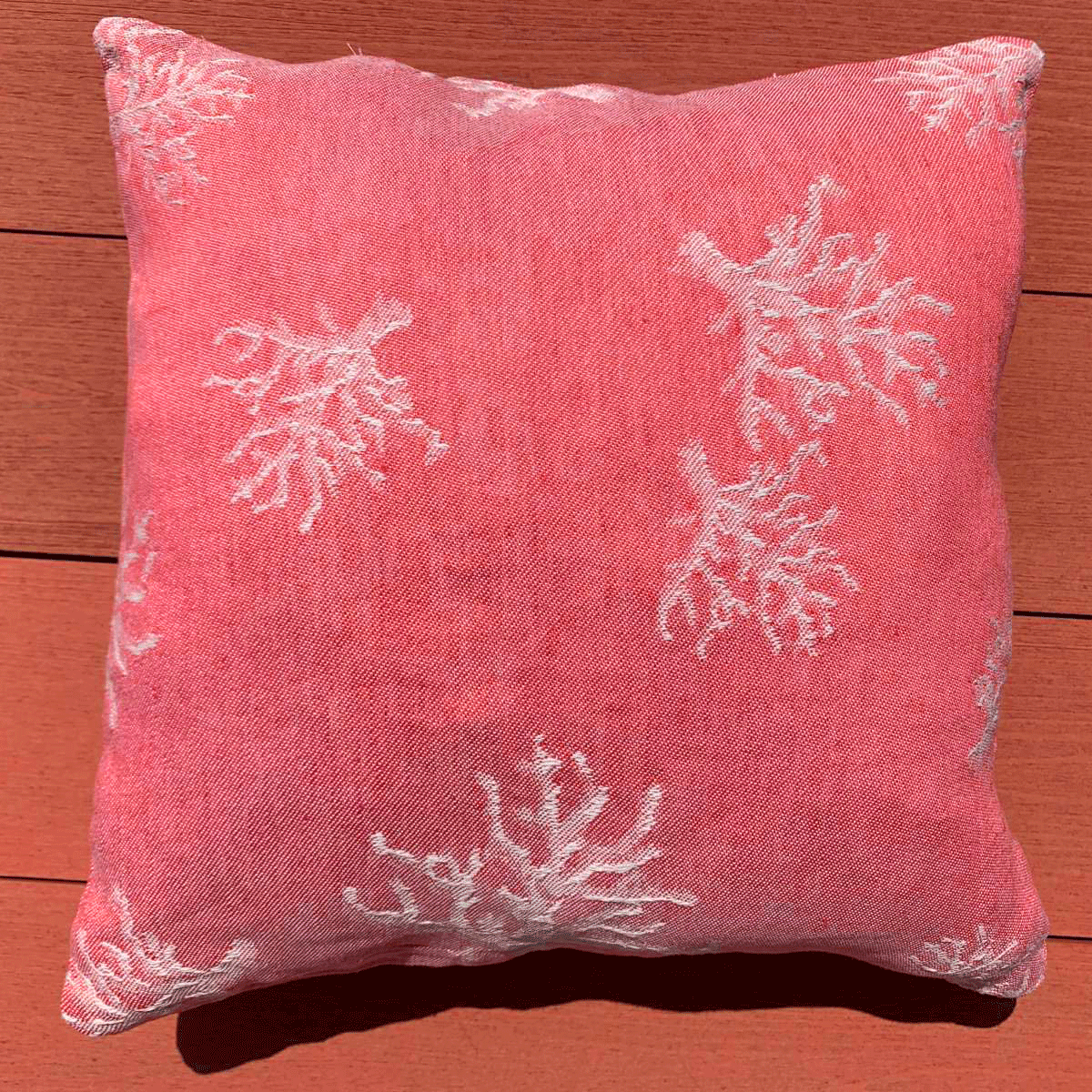 Federa Per Cuscino 45x45 Cm In Misto Cotone Lino Con Stampa Di Girasole – Per Divano