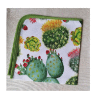 Cotone-tovaglioli-flowers-cactus