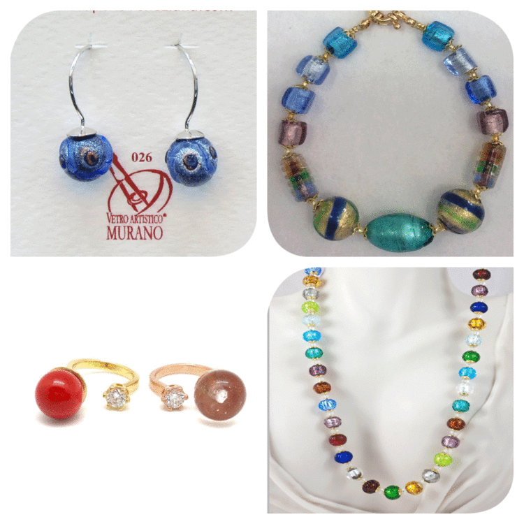 Handmade Murano glass Jewels