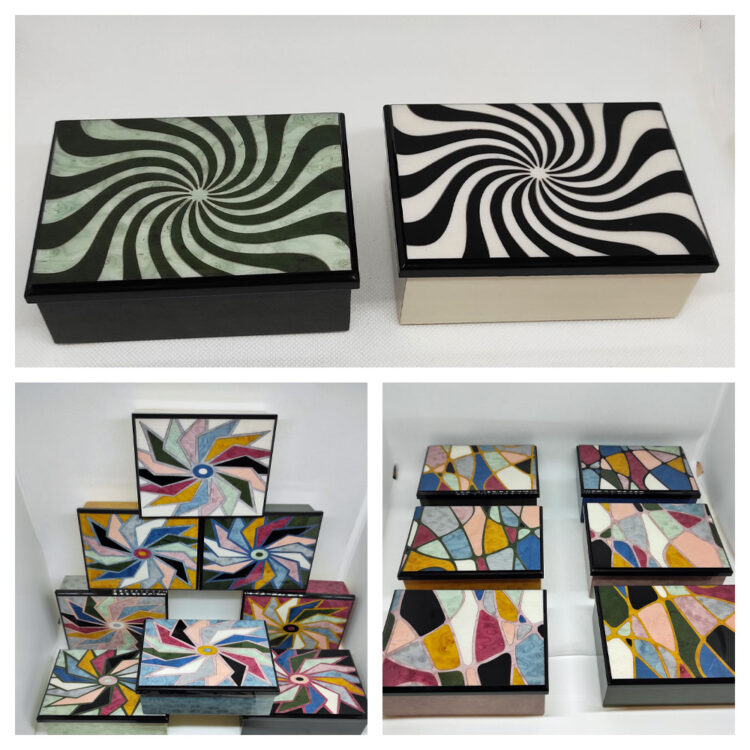 Modern boxes 5.1"x3.7"x1.9"